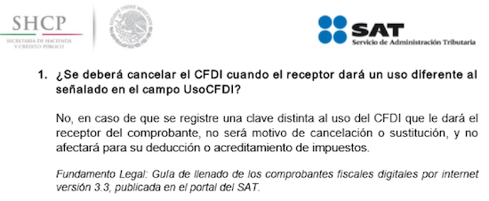Cómo Utilizar el Campo Uso CFDI