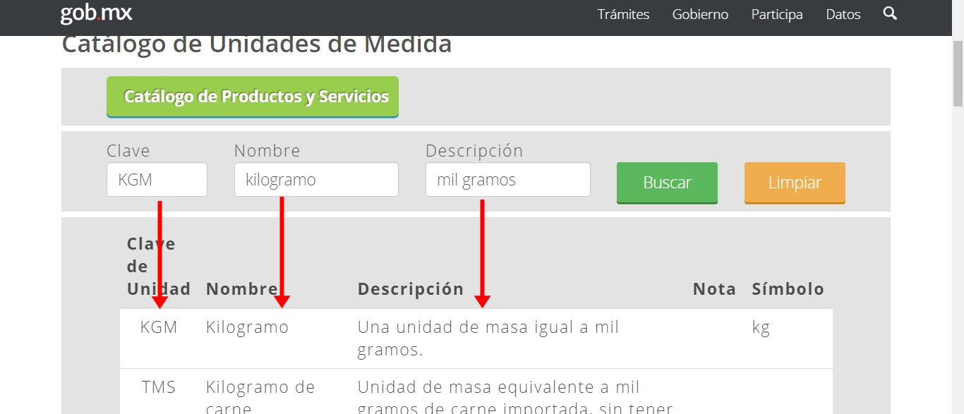 Herramienta para la Consulta de Claves de Unidad